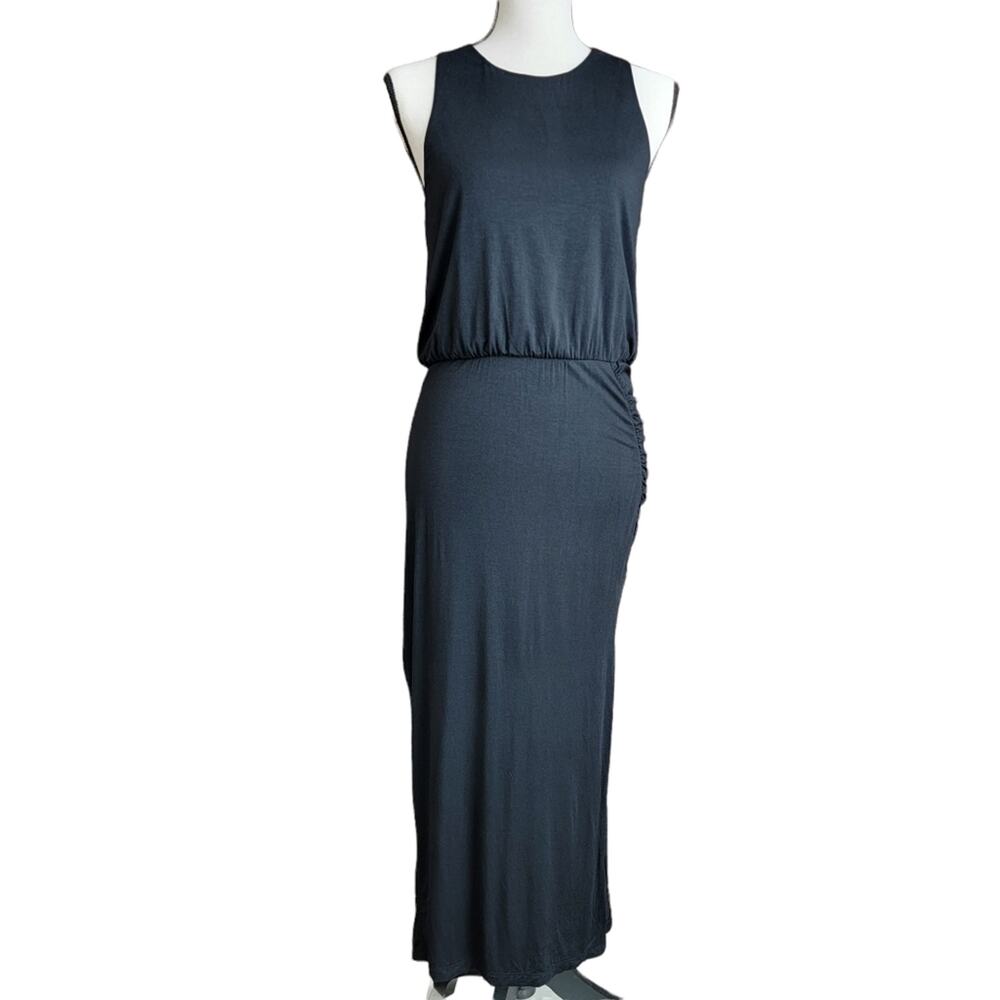 Maeve sleeveless black tank maxi dress‎ M